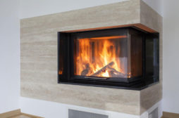 A list of common types of modern fireplaces
