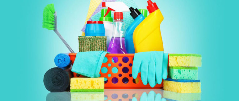 Essential bathroom cleaning products