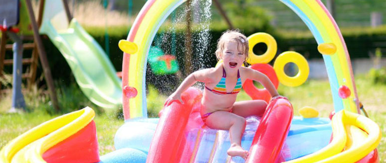 How to fix an inflatable water slide