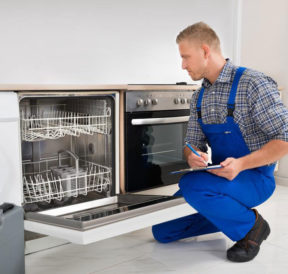 Steps to install a stainless steel dishwasher cover panel