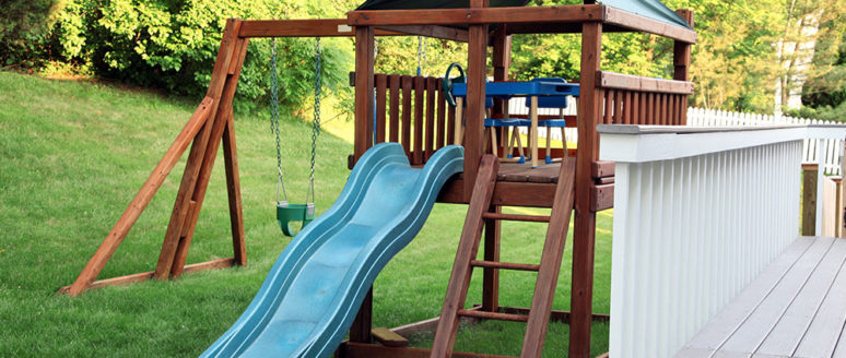 Different types of outdoor playset accessories