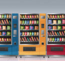 Various types of vending machines